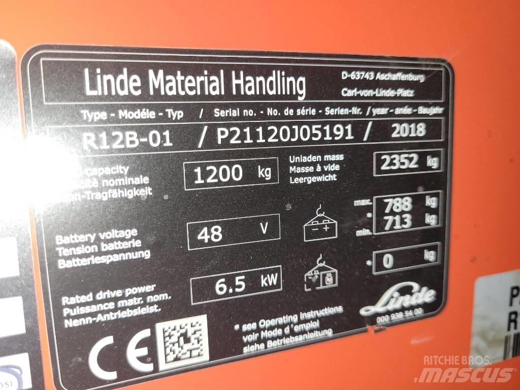 Linde R12B-01 Stivuitor cu catarg retractabil