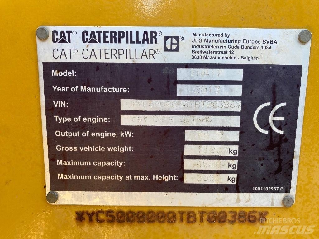 CAT TH 417 Stivuitoare telescopice