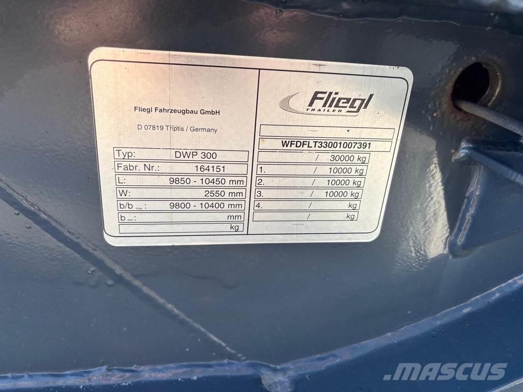 Fliegl 3-AXLE BDF Remorci cadru de containere