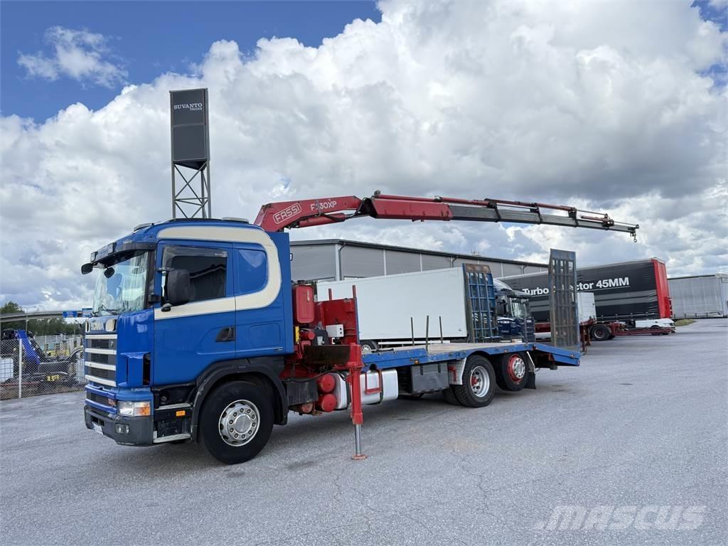 Scania R124 6X2 Camioane cu macara