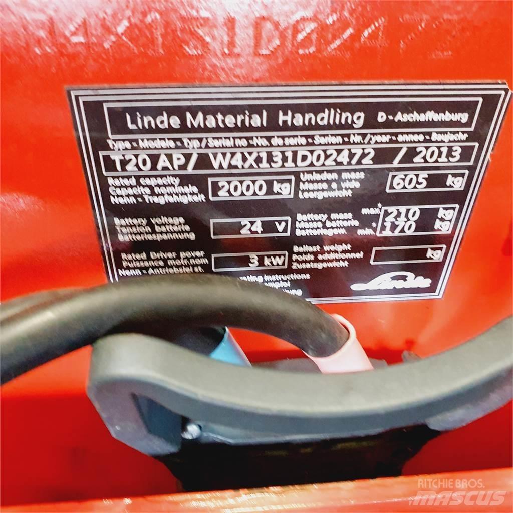 Linde T20AP kurz Transpaleta manuala