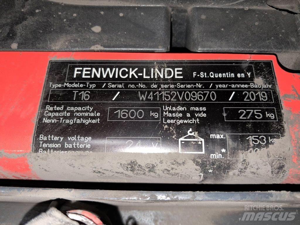 Linde T16 Transpaleta manuala