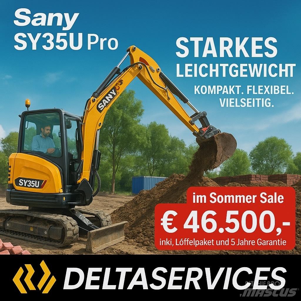 Sany SY 35 U Mini excavatoare < 7t