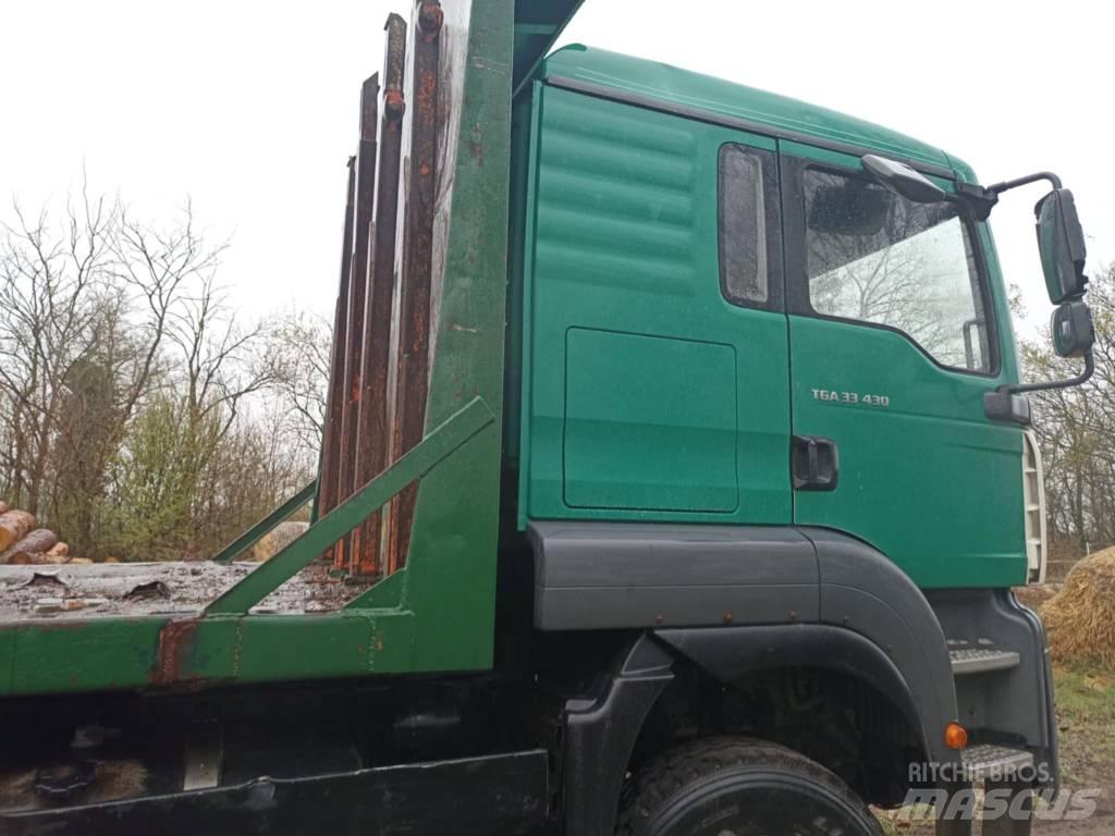 MAN 33.430 Camion pentru lemne