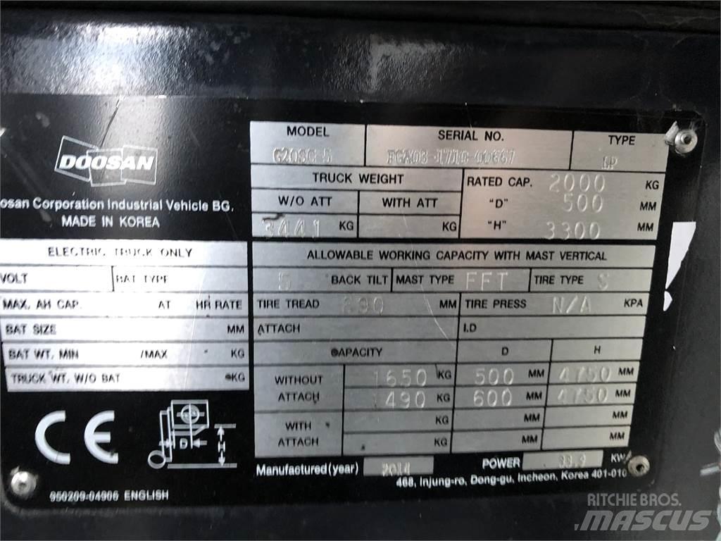 Doosan G20 SC-5 Stivuitor GPL