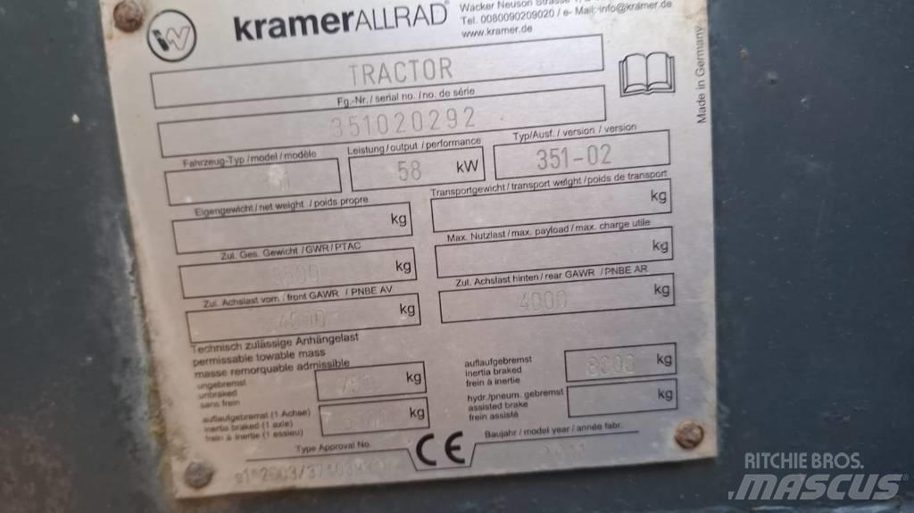 Kramer 480 Incarcator pe pneuri