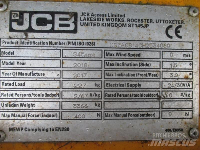 JCB S4550E Platforme foarfeca