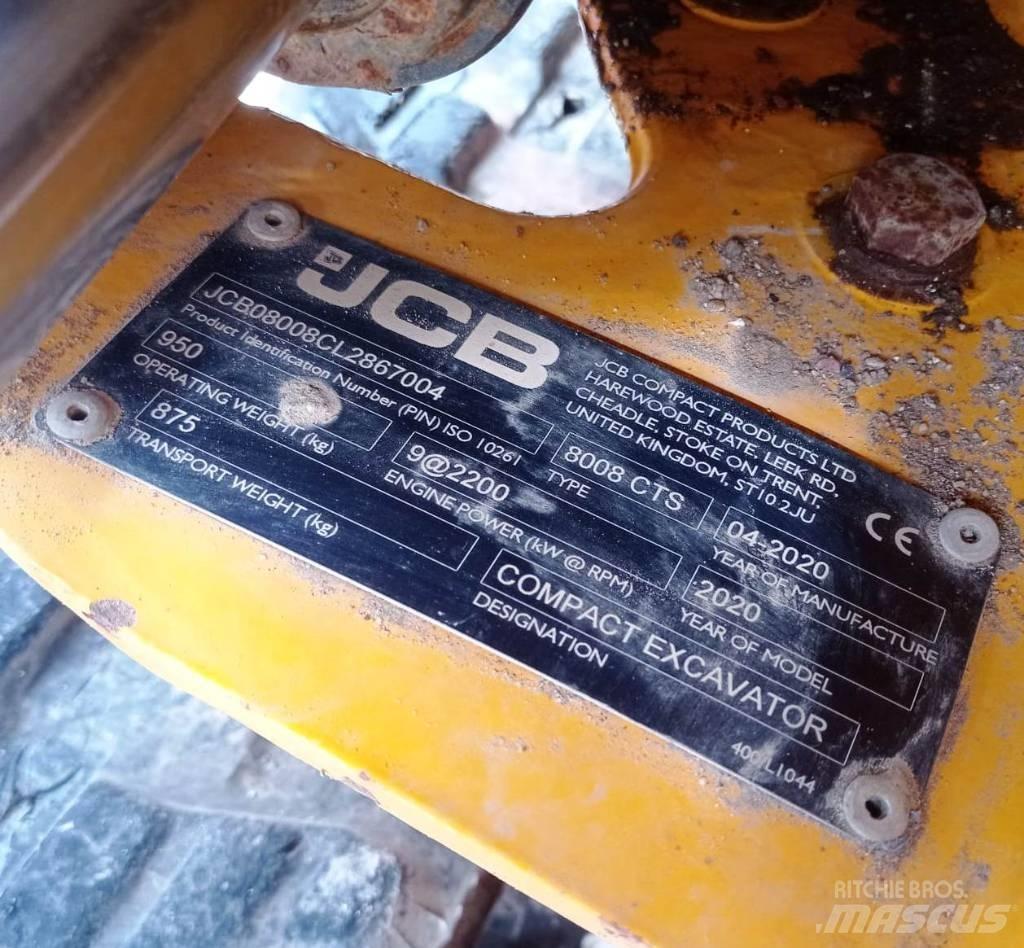 JCB 8008 CTS Mini excavatoare < 7t