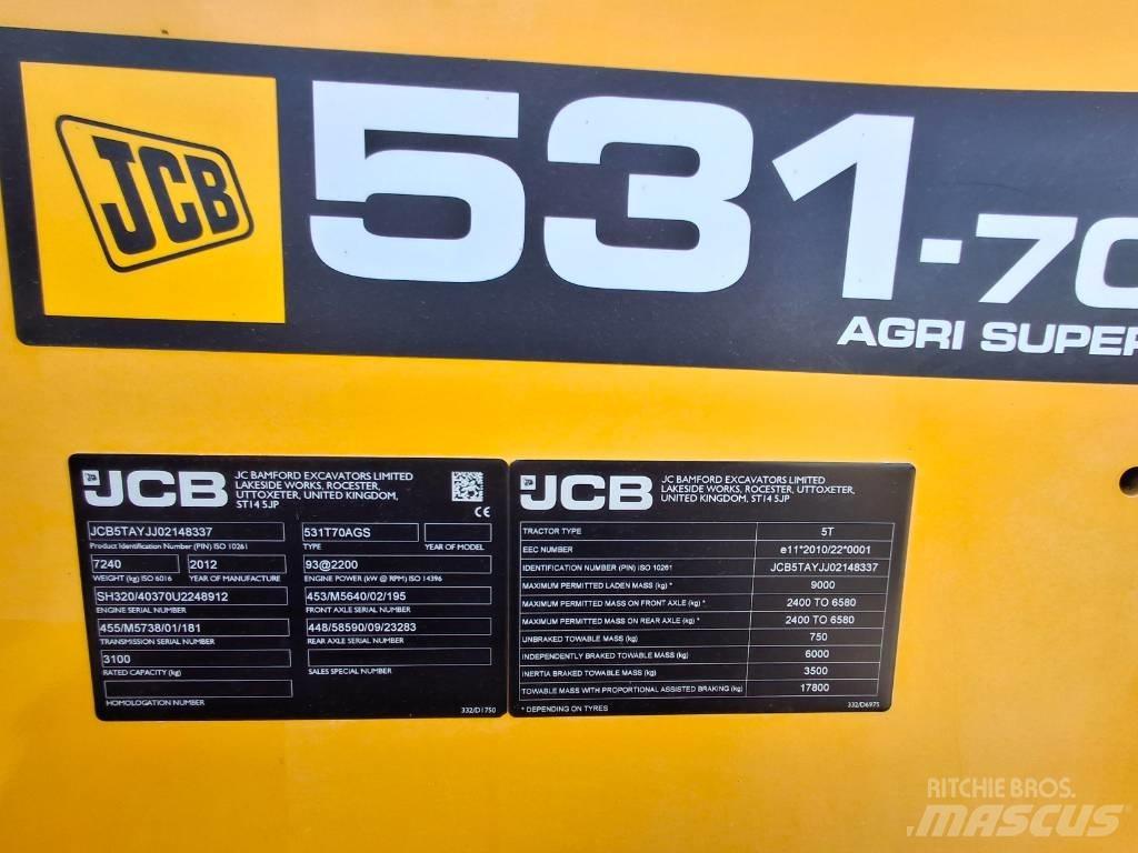 JCB 531-70 Manipulatoare agricole