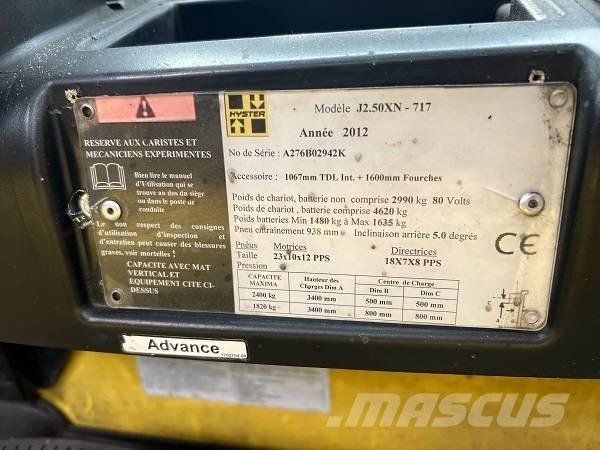 Hyster J2.5XN Stivuitor electric