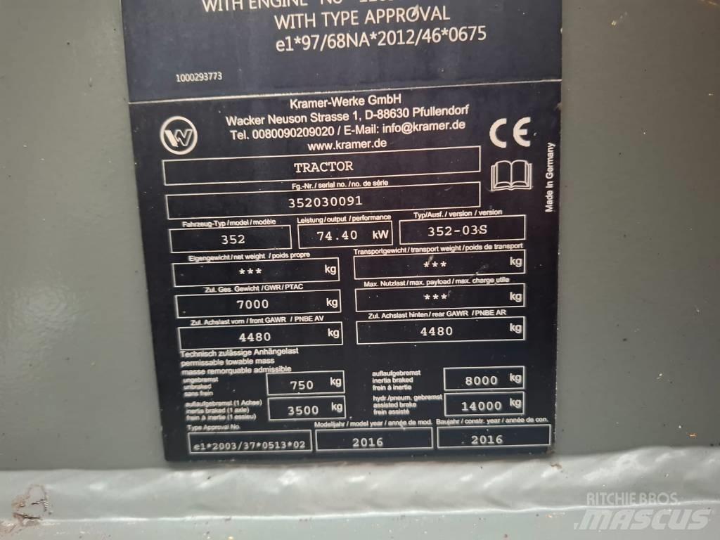 Kramer 8105 Incarcator pe pneuri