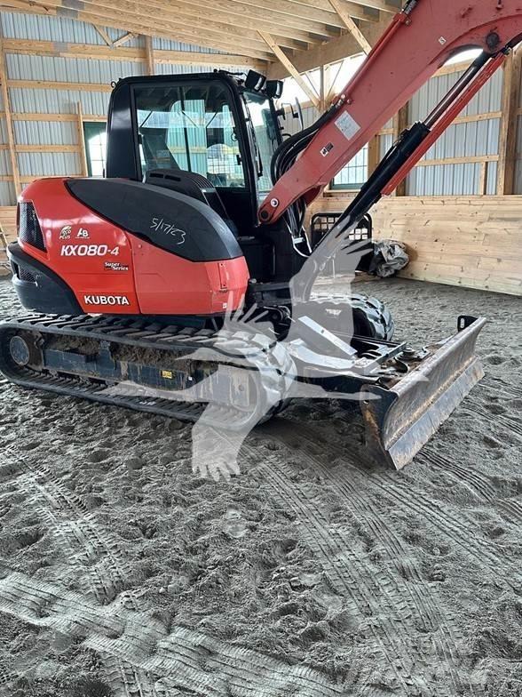 Kubota KX080-4 Excavatoare pe șenile
