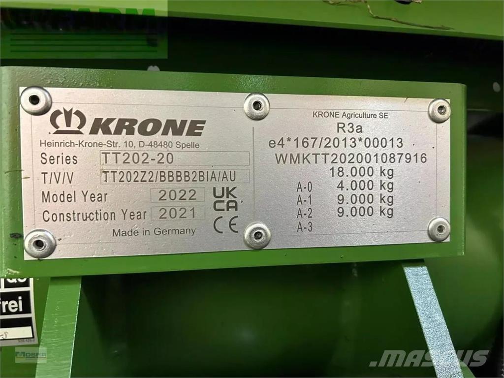 Krone mx 370 gl Alte semi-remorci