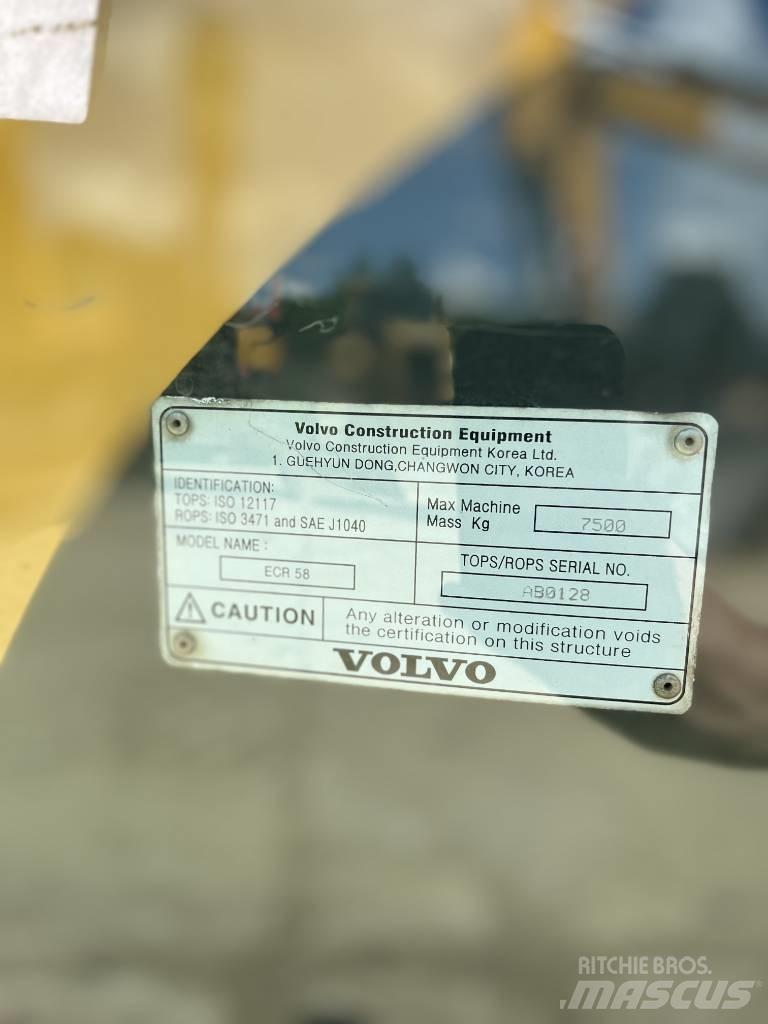 Volvo ECR 58 PLUS Excavatoare 7t - 12t