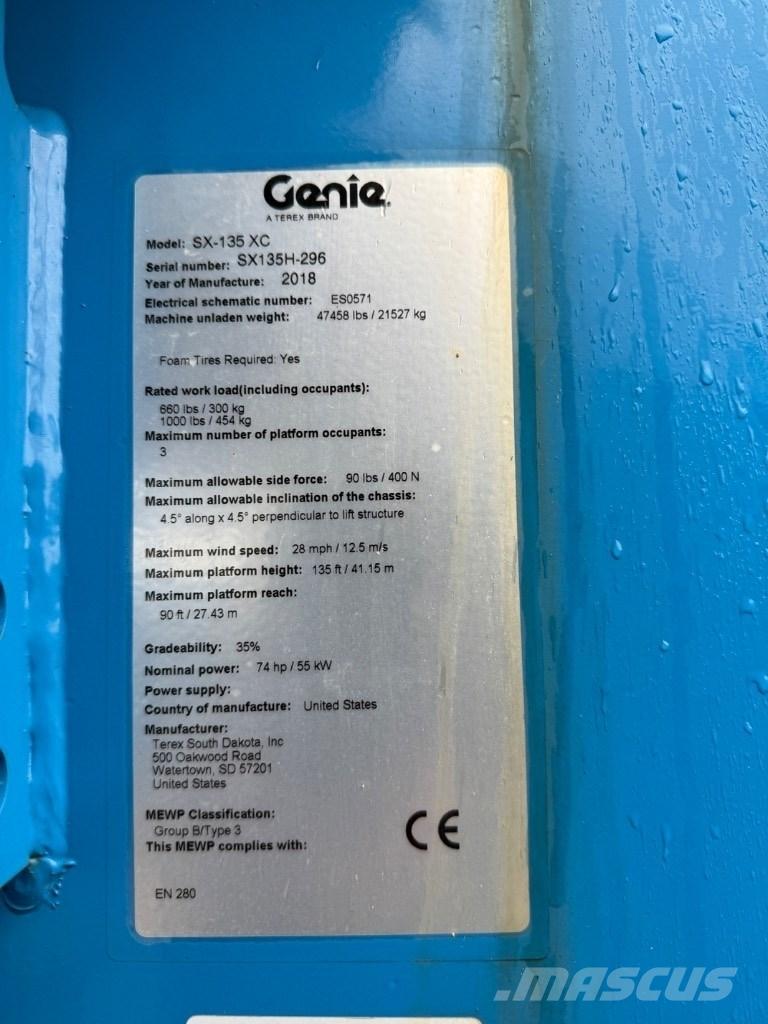 Genie SX 135 XC Nacele cu brat articulat