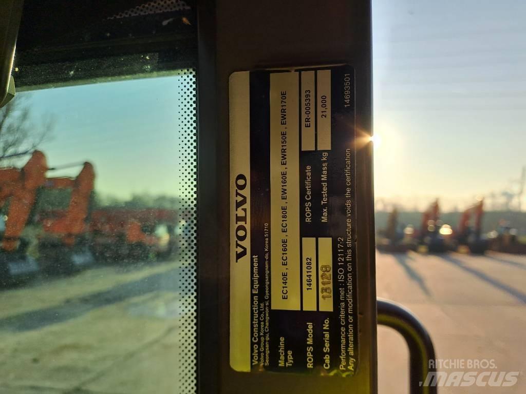 Volvo EW160E Excavatoare cu roti