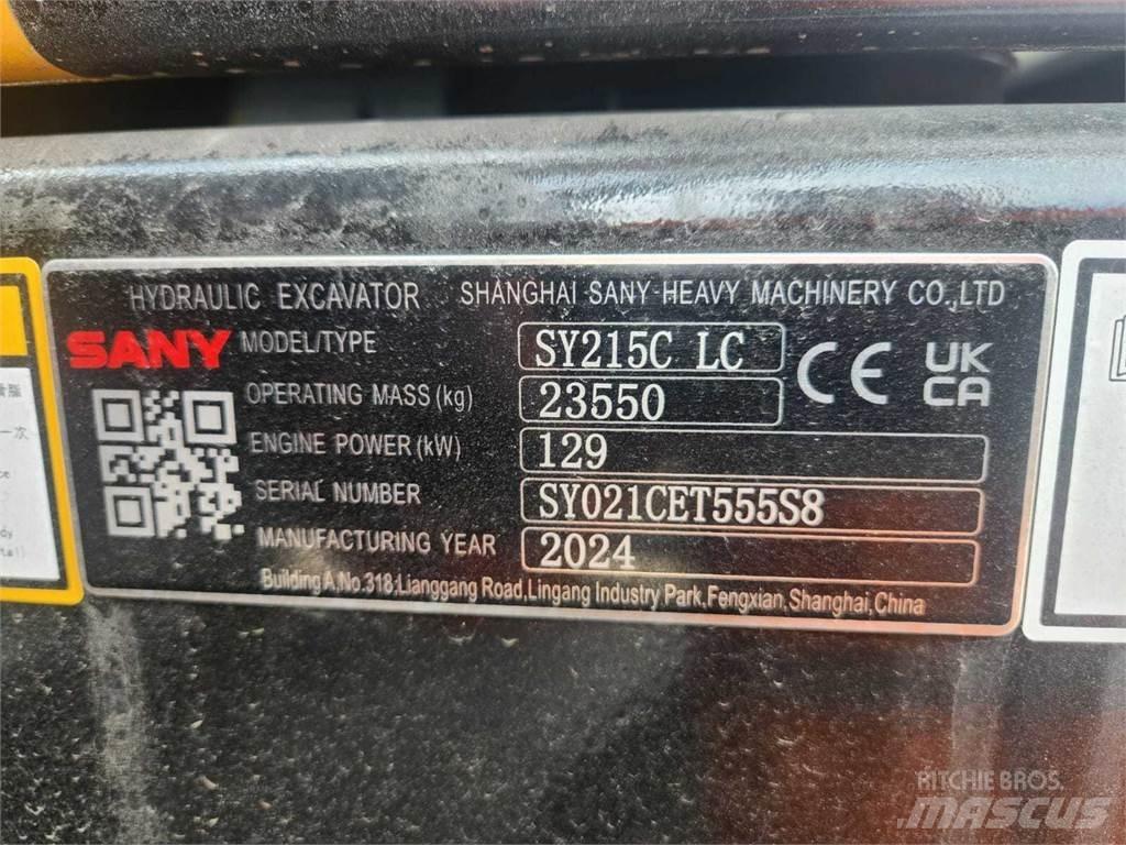 Sany SY215C Excavatoare pe șenile
