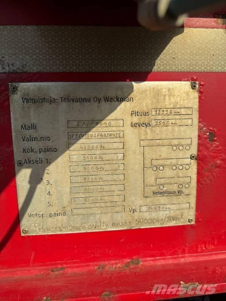 Weckman 5 AVP 8040 Remorci pentru lemn