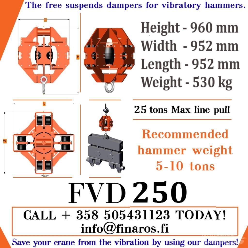  FVD 250 Vibratoare forare piloni