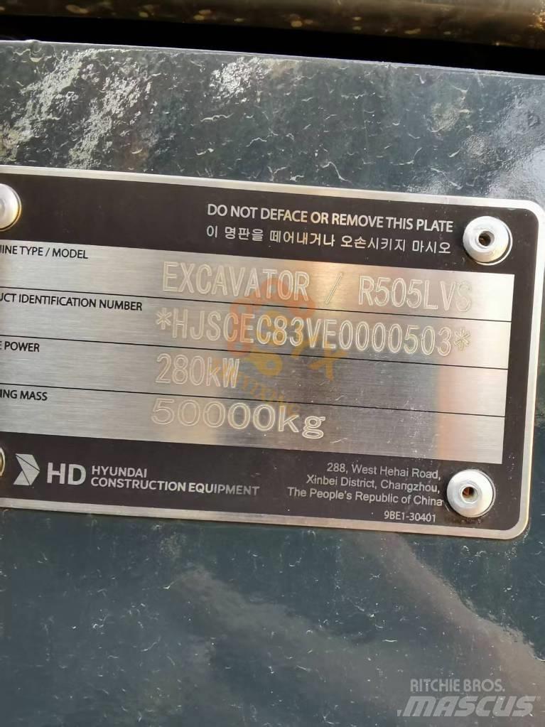 Hyundai R 505 L VS Excavatoare pe șenile

