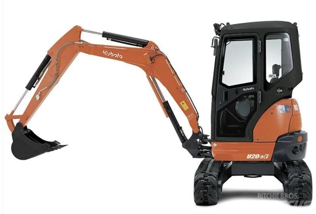 Kubota U 20-3 Mini excavatoare < 7t