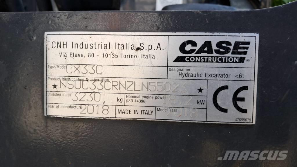 CASE CX 33 C Mini excavatoare < 7t
