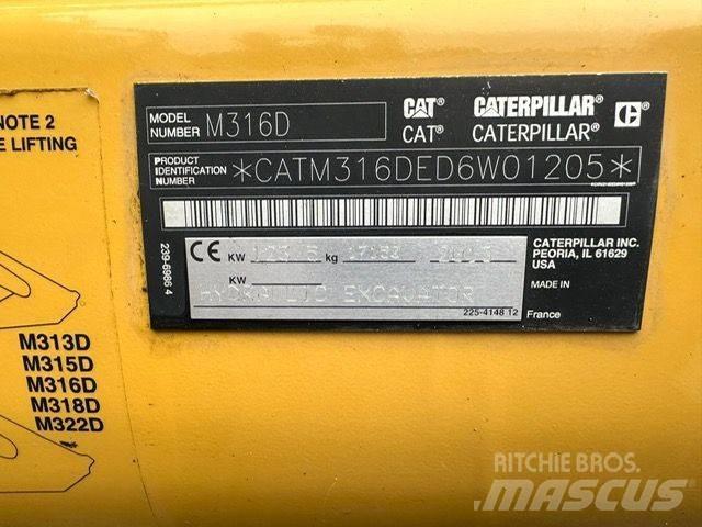 CAT CAT M316D Excavatoare cu roti