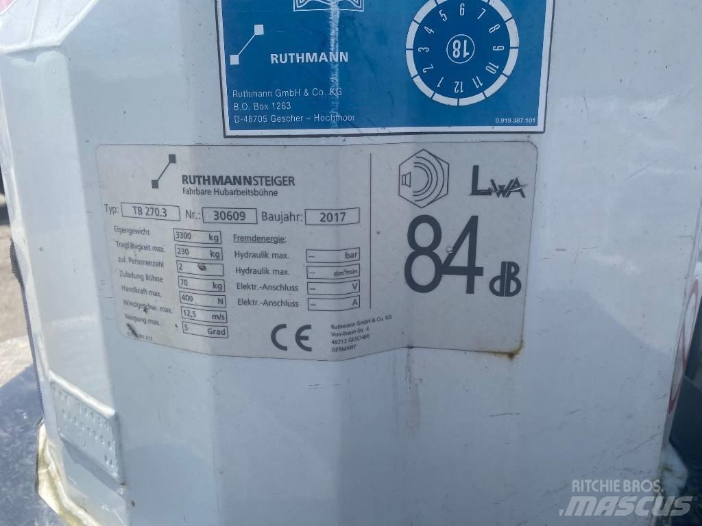 Ruthmann TB270.3 Platforme aeriene montate pe camion