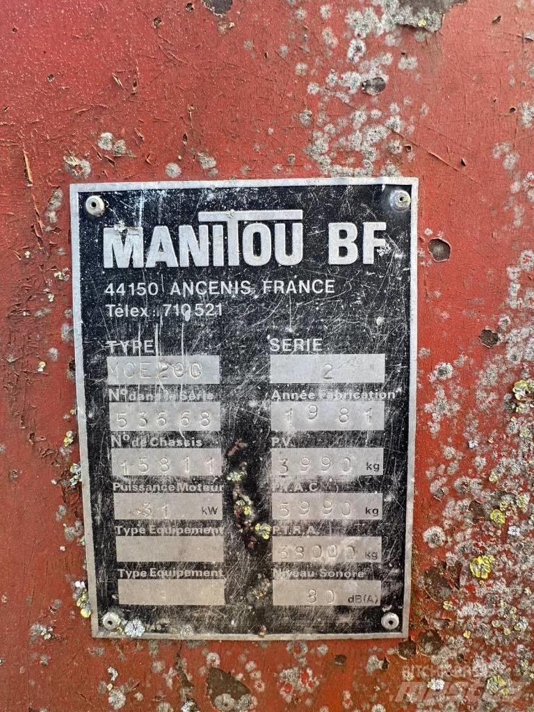 Manitou MCE 20 C Stivuitor diesel