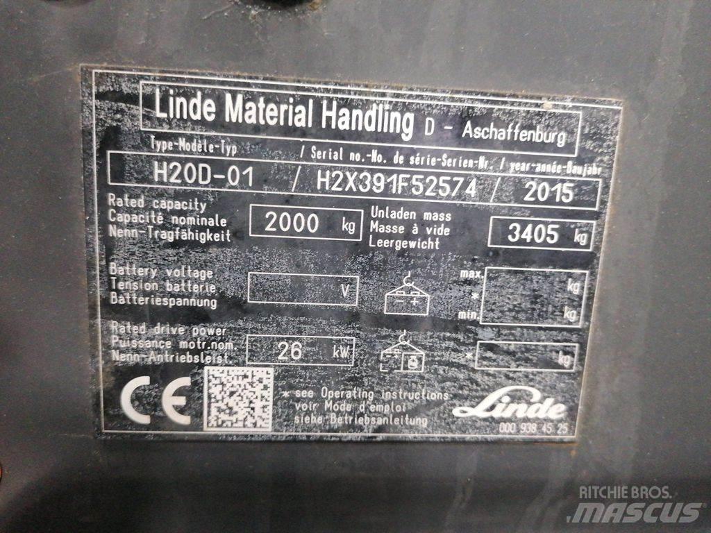 Linde H20D-01 Stivuitor diesel