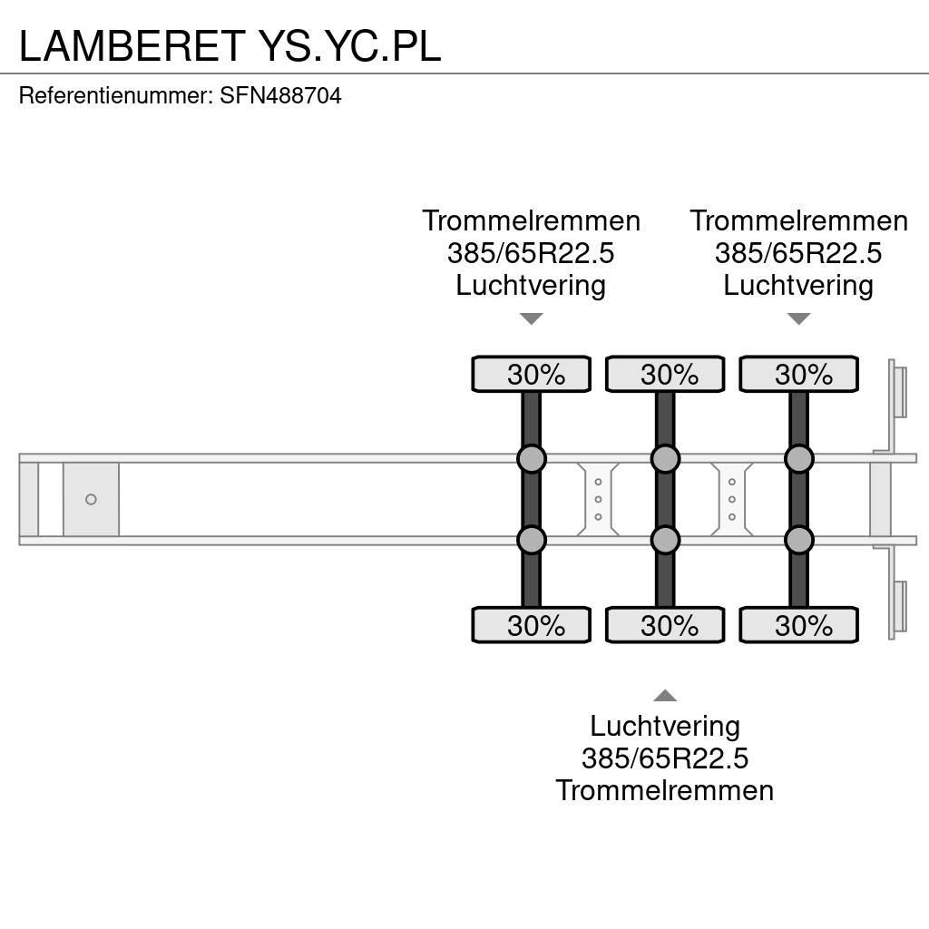 Lamberet YS.YC.PL Semi-remorci cu temperatura controlata