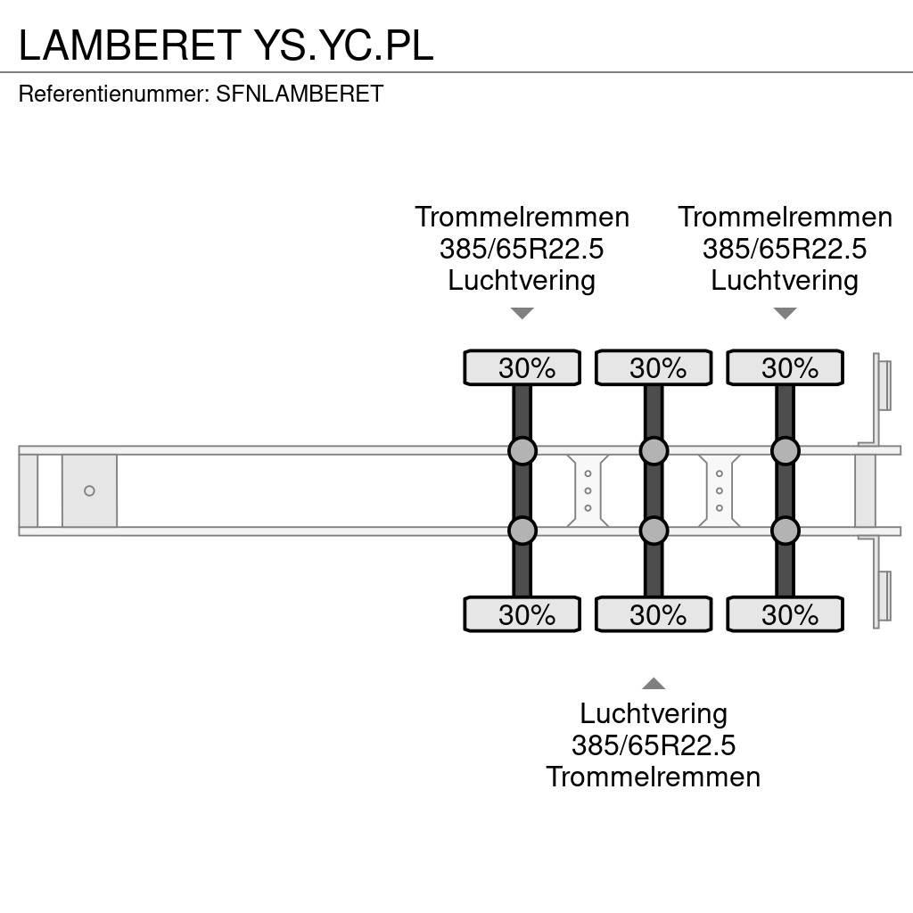 Lamberet YS.YC.PL Semi-remorci cu temperatura controlata