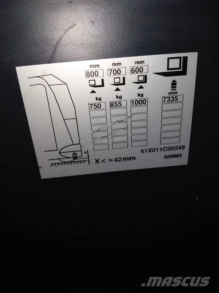 Linde K 10 Stivuitoare pentru culoare inguste