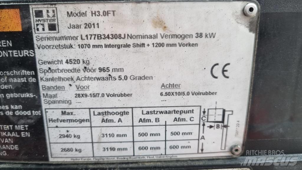 Hyster H 3.00 FT Stivuitor GPL