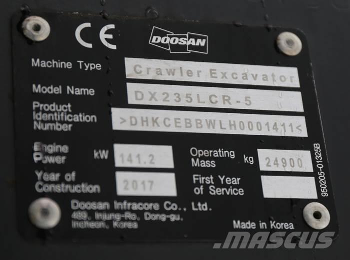 Doosan DX235LCR-5 Excavatoare pe șenile
