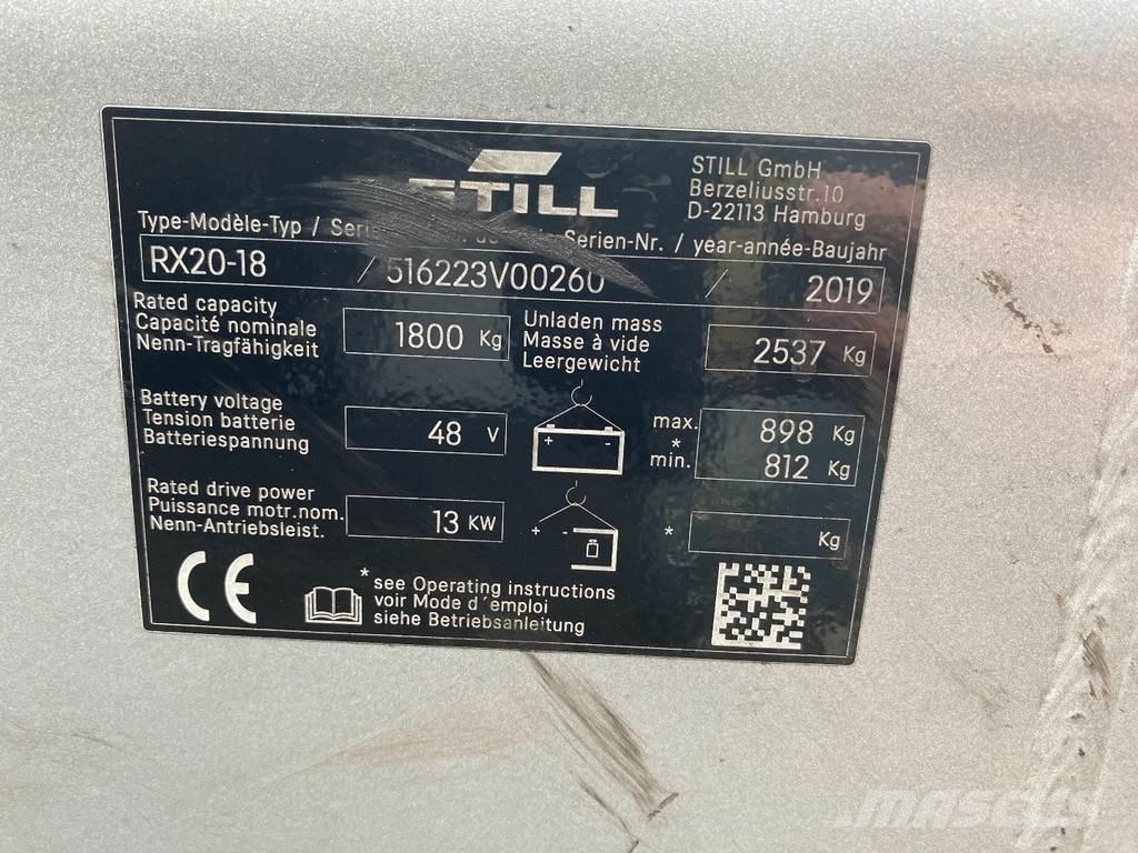 Still RX20-18 Stivuitor electric