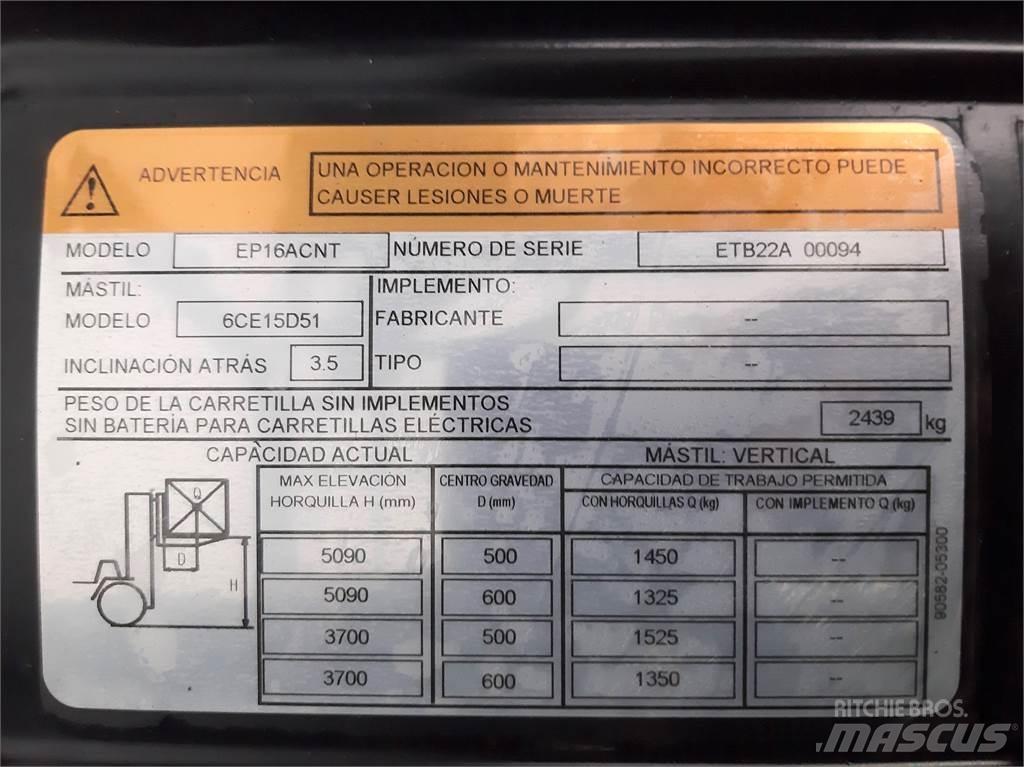 CAT EP16ACNT Stivuitor electric