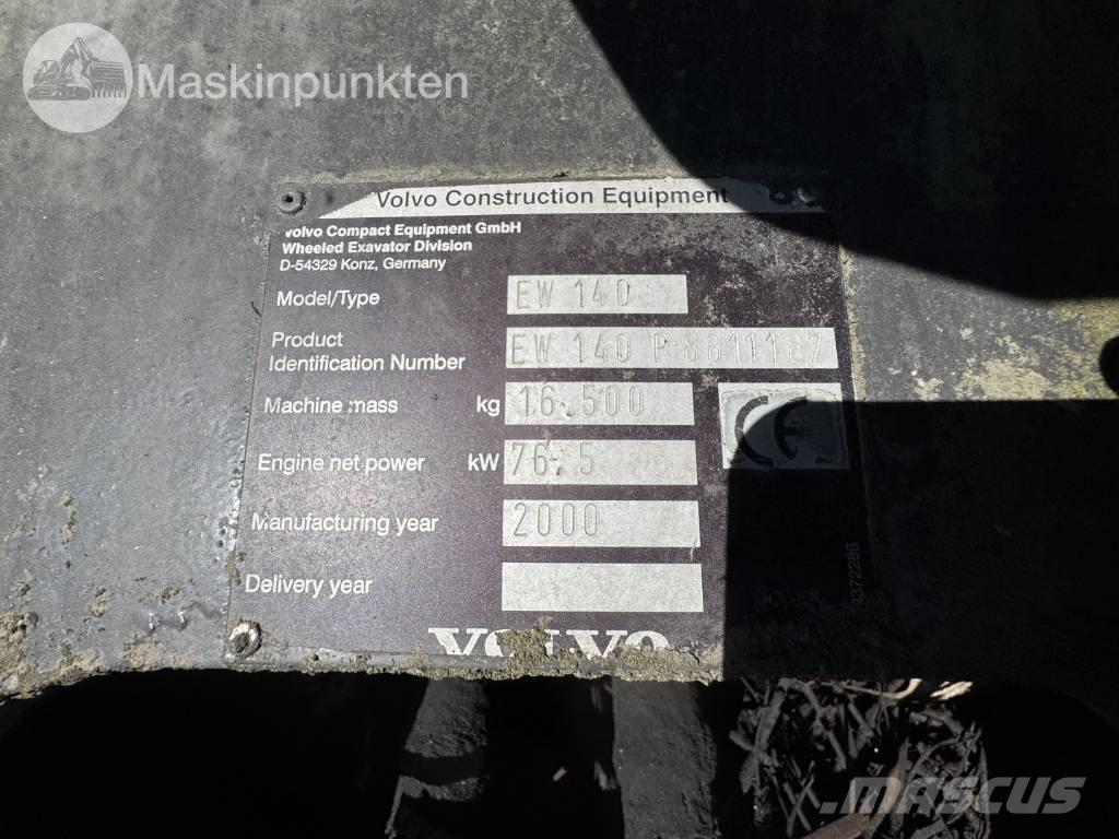 Volvo EW 140 B Excavatoare cu roti