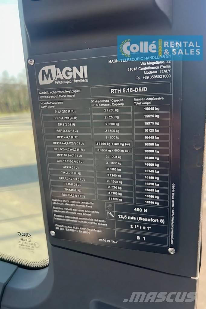Magni RTH 5.18 | 2024 Stivuitoare telescopice