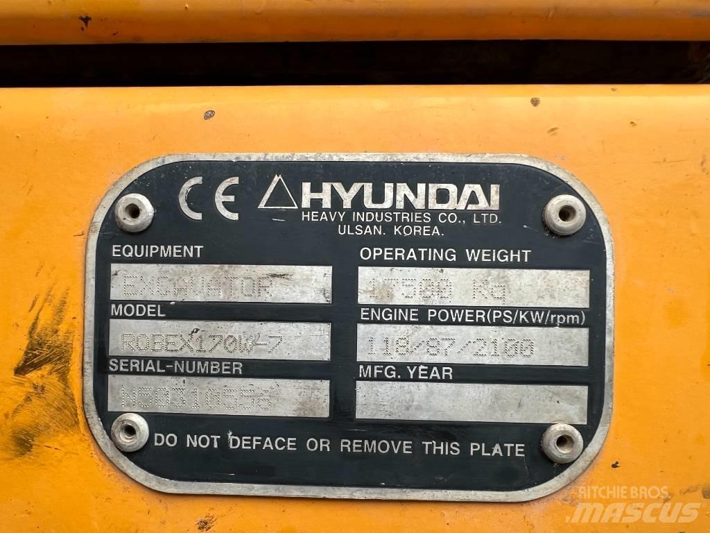Hyundai R 170W-7 Excavatoare cu roti