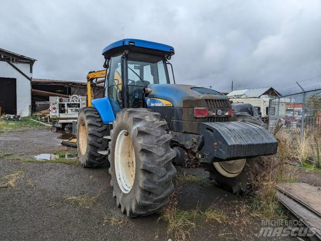 New Holland TV 6070 Ferastrau pe benzina si ferastraie de curatare