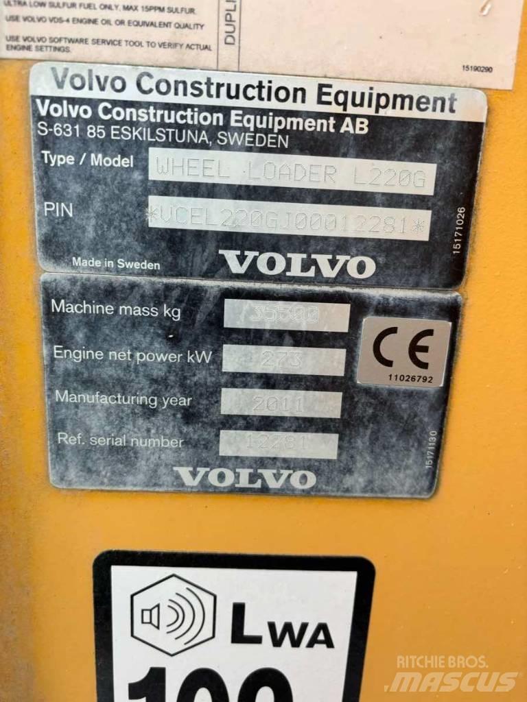 Volvo L 220 G Incarcator pe pneuri
