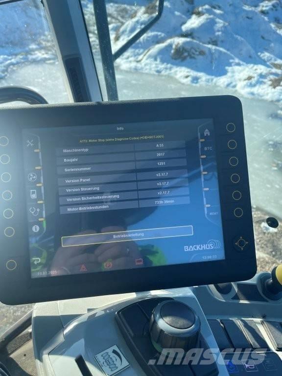 Backhus A 55 Masina speciala pentru imprastiat gunoiul