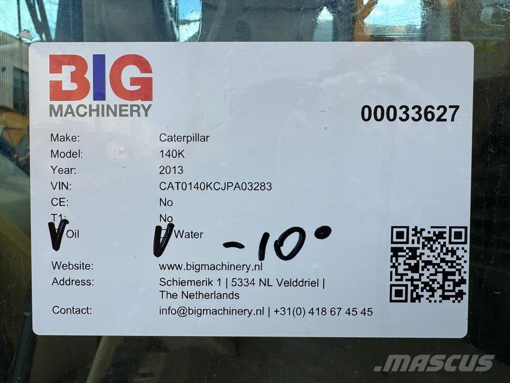CAT 140K Gredere