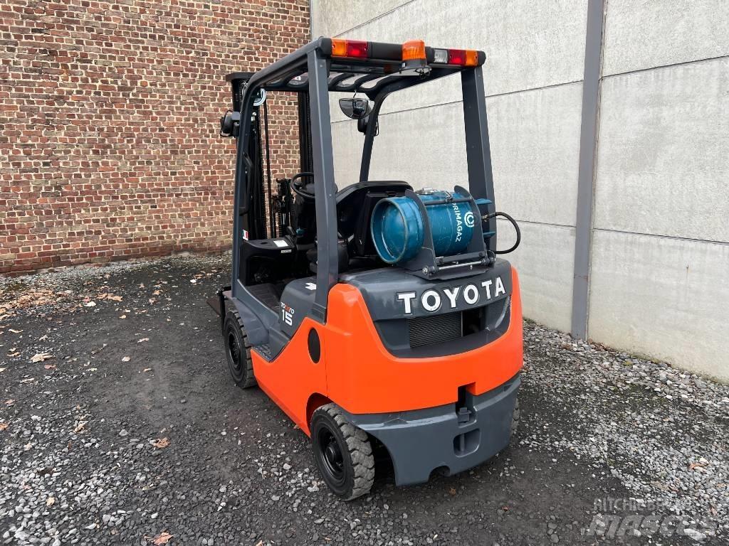 Toyota 02-8 FGF 15 Stivuitor GPL
