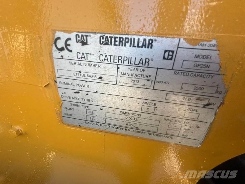 CAT GP25N Heftruck Stivuitor GPL