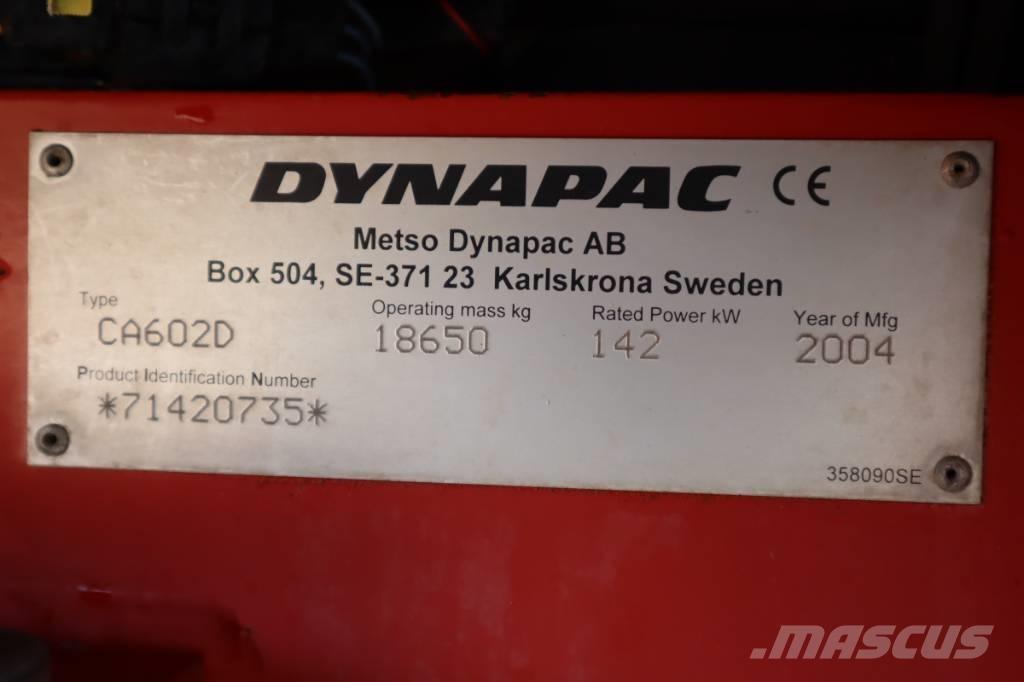 Dynapac CA 602 D Compactoare monocilindrice