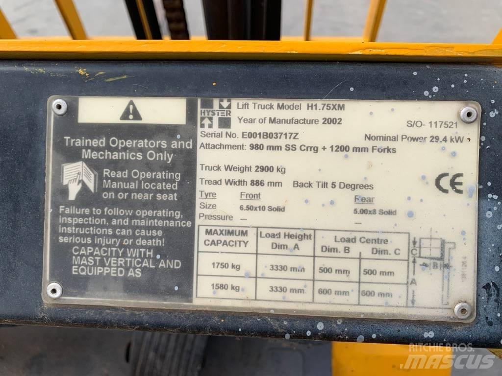Hyster H 1.75 XM Stivuitor GPL