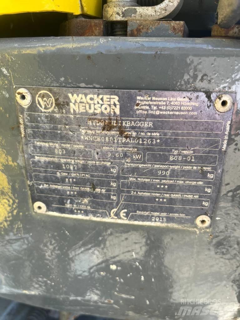 Wacker Neuson 803 RD Mini excavatoare < 7t