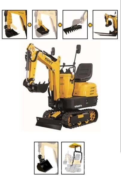 Kraft KE08TY Mini excavatoare < 7t